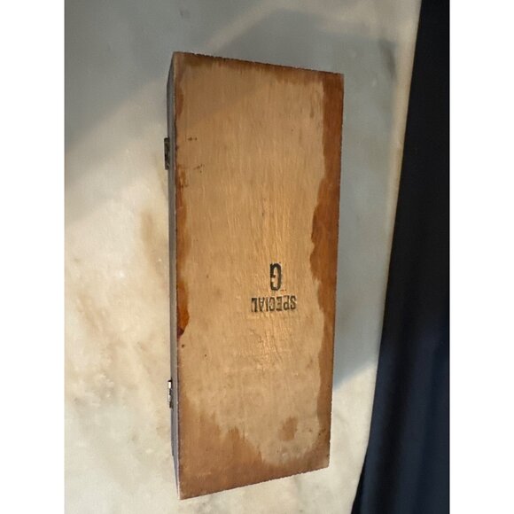 Antique Handcrafted Wooden Jewelry Box With Etching of Woman Satin Lining & Carv - Picture 3 of 9